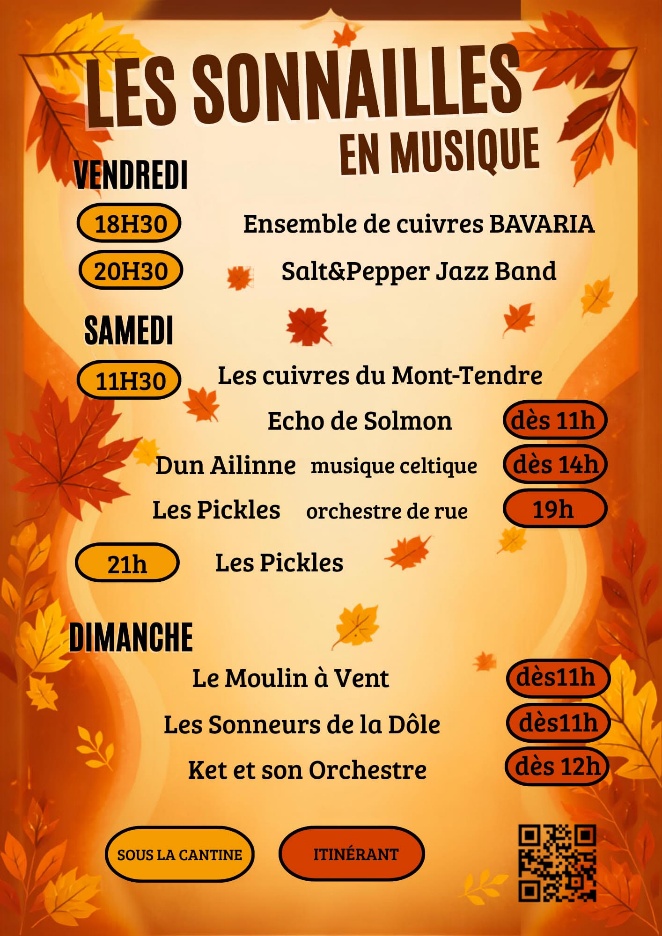 Les Sonnailles en musique, le programme